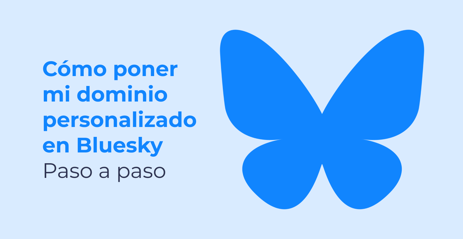 Cómo poner mi dominio en Bluesky